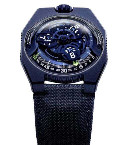 Review Urwerk UR-100V "Blue Planet" Replica Watch - Click Image to Close